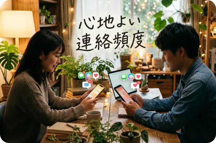 【社会人カップル】彼氏との連絡頻度の理想は？お互いが心地よい関係を築くコツ